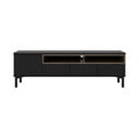 Czarna szafka pod TV 156x48x48 cm Roomers – Tvilum