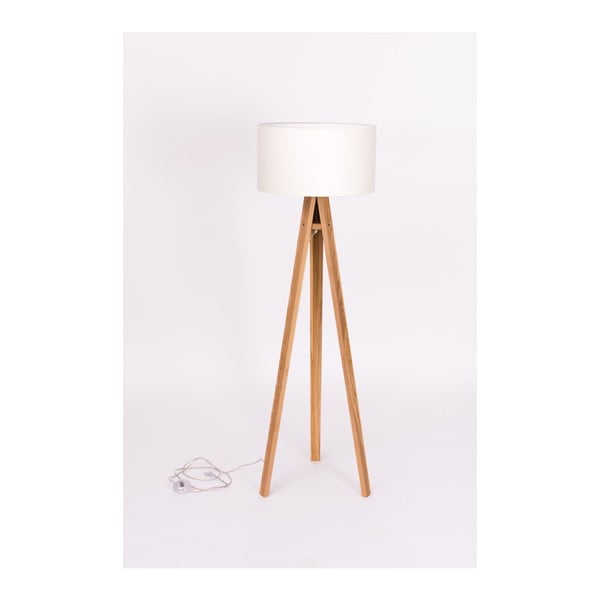 Biała lampa stojąca Ragaba