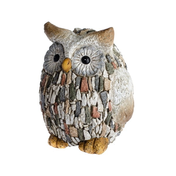Dekoracja ogrodowa Dakls Garden Deco Owl With Stones, wys. 22 cm