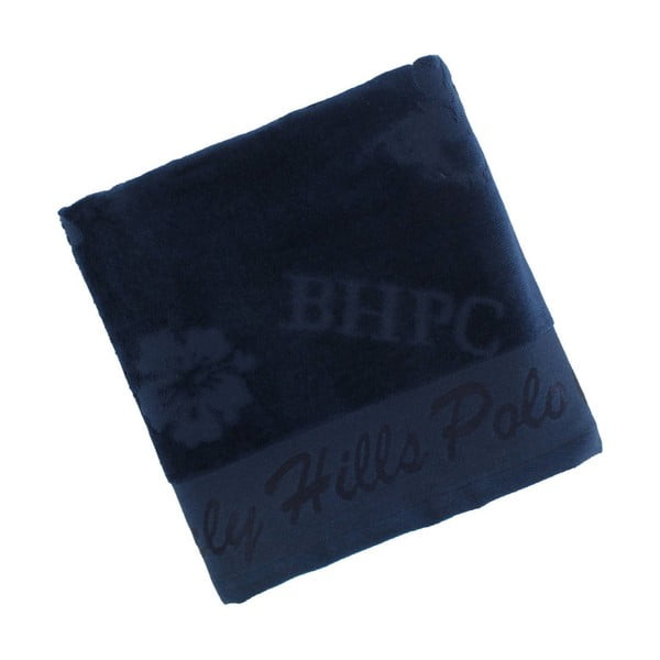 Ręcznik bawełniany BHPC Velvet 50x100 cm, granatowy