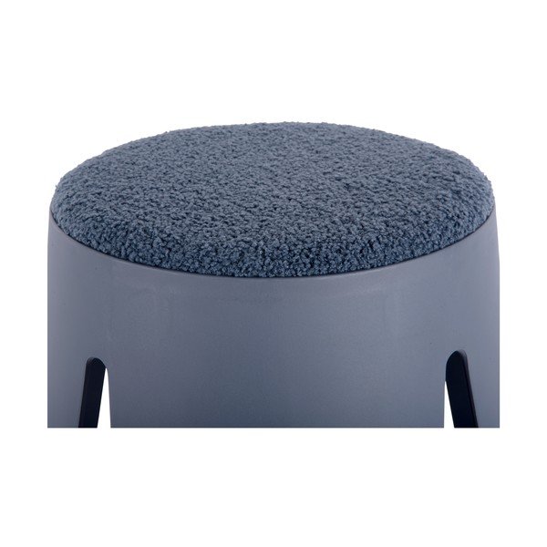 Ciemnoniebieski plastikowy stołek Savor  – Leitmotiv-image-1