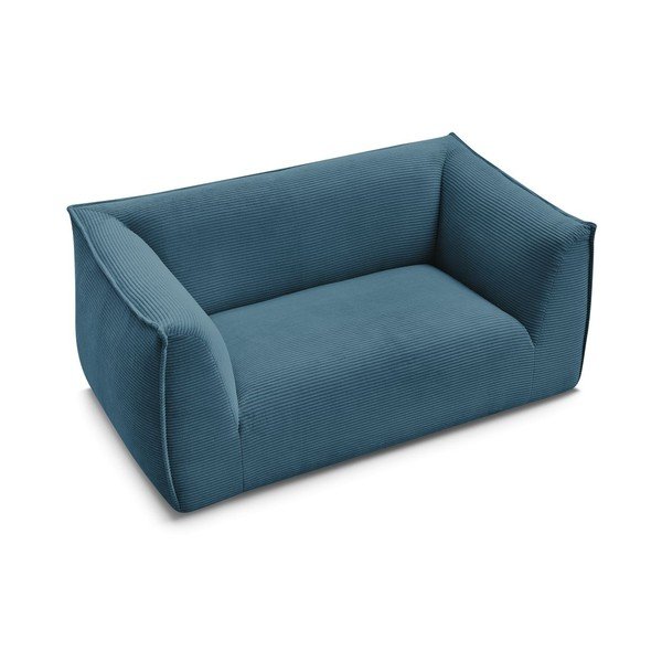 Niebieska sztruksowa sofa 170 cm Giorgia – Bobochic Paris-image-3