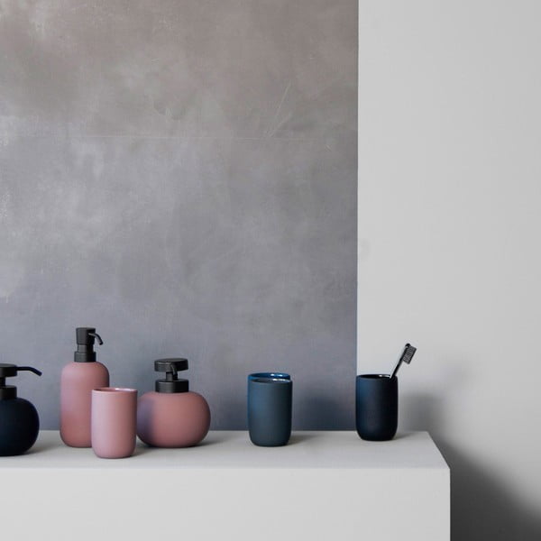 Antracytowy ceramiczny kubek na szczoteczki do zębów Lotus – Mette Ditmer Denmark-image-2