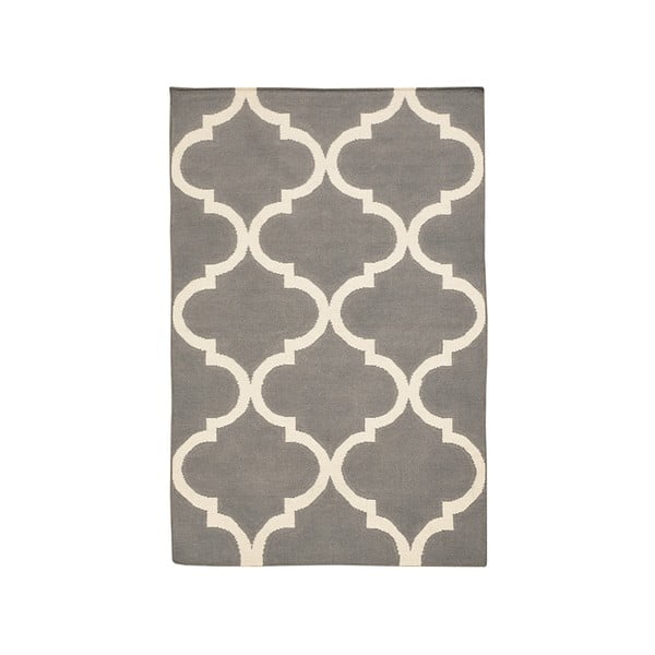 Ręcznie tkany dywan Caroline Grey, 120x180 cm