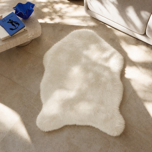 Beżowa sztuczna skóra Tiseco Home Studio Sheepskin, 180x270 cm-image-1