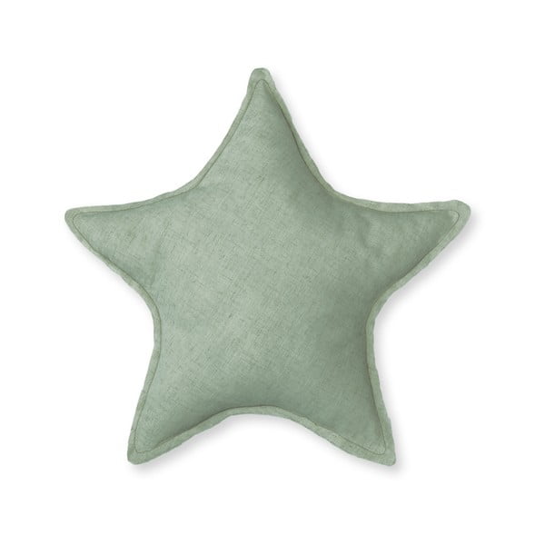 Zielona poduszka dekoracyjna Little Nice Things Star