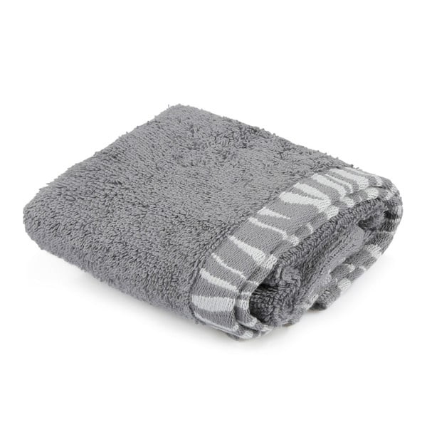 Szary ręcznik bawełniany Joey, 30x50 cm