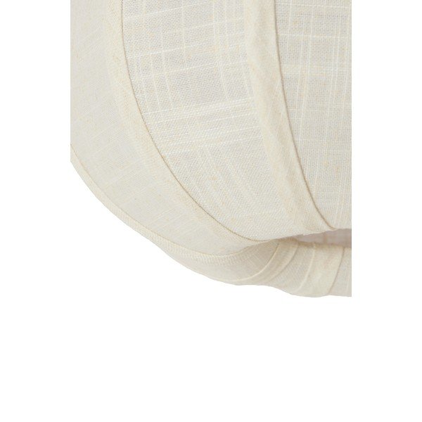 Kremowa lampa sufitowa z tekstylnym kloszem ø 30 cm Zosia – Light & Living-image-3