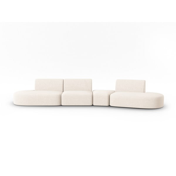Kremowa sofa 412 cm Shane – Micadoni Home