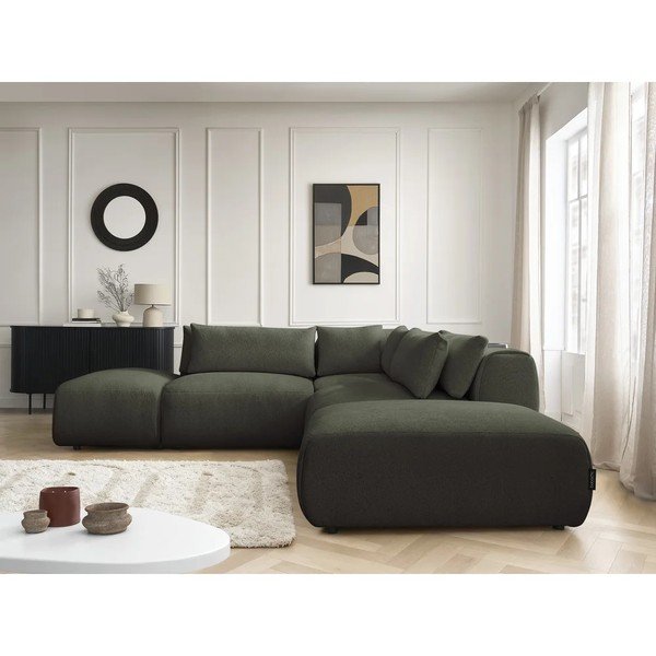 Zielony częściowo rozkładany narożnik modułowy Jana – Bobochic Paris-image-4