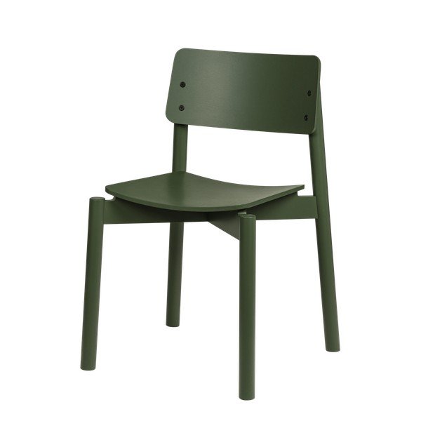 Zielone krzesło sztaplowane Wem – noo.ma