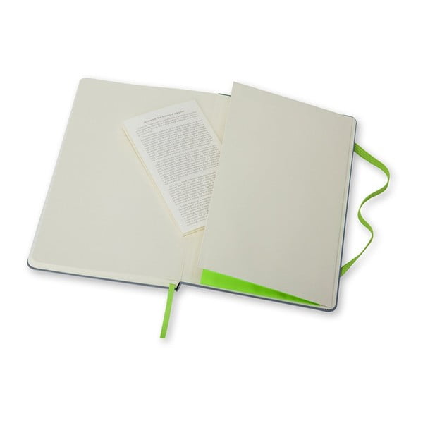 Szary notatnik w linie w twardej oprawie Moleskine, 240 stron-image-4