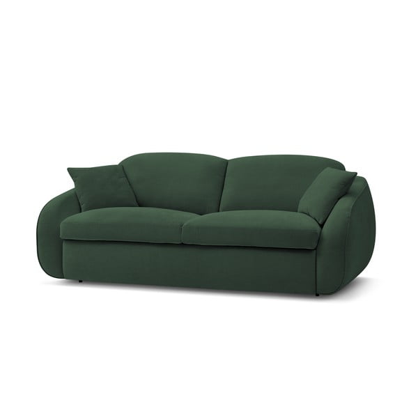 Zielona rozkładana sofa 235 cm Cezanne – Bobochic Paris-image-3