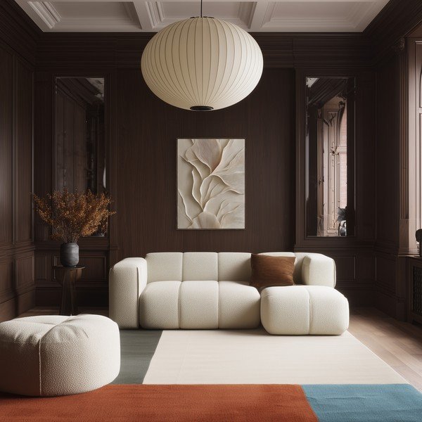 Obraz drukowany z ramą w zestawie 60x80 cm Gentle Curves – Styler-image-4