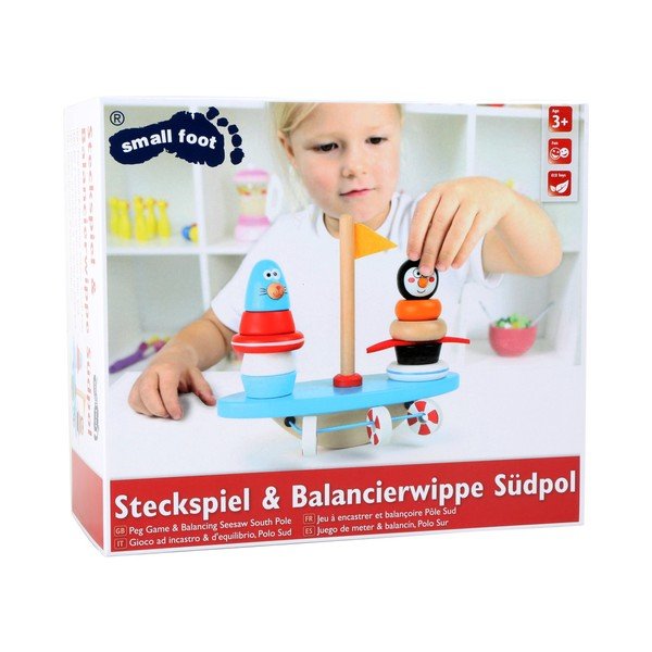 Klocki drewniane/układanka z deską do balansowania Legler Puzzle-image-2