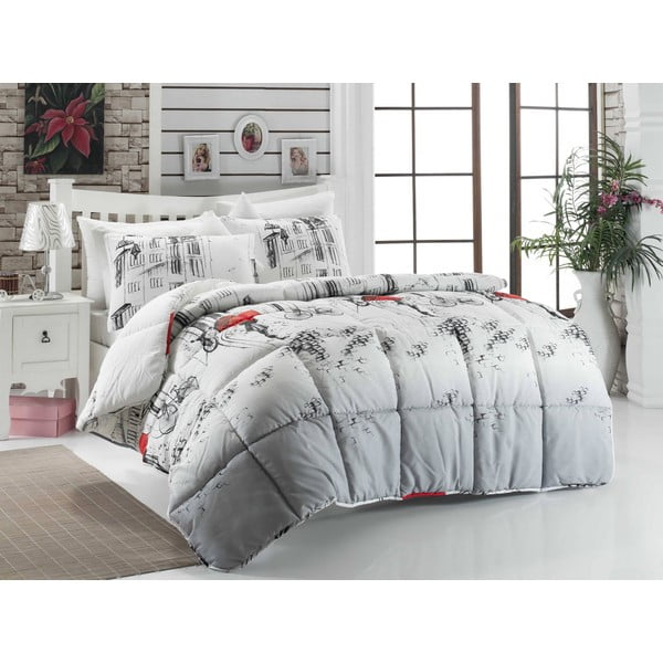 Narzuta na łóżko dwuosobowe Semspare White, 195x215 cm