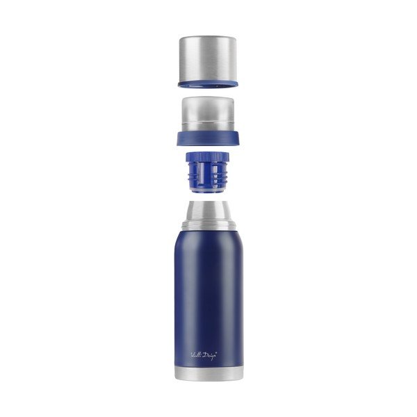 Ciemnoniebieski podróżny kubek termiczny Vialli Design Fuori, 1 l-image-3