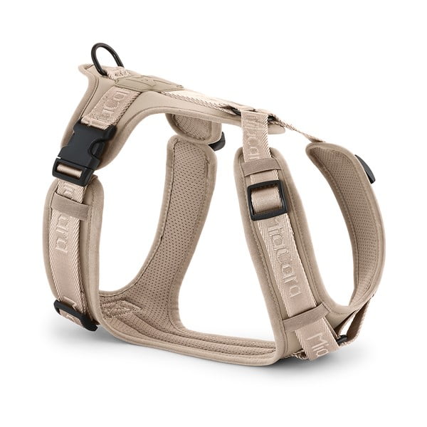 Beżowe szelki dla zwierząt w rozmiarze M długość 35 cm Modena Greige M – MiaCara