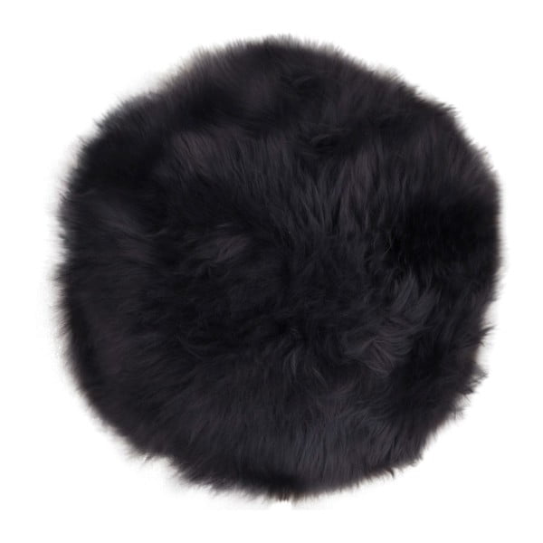 Czarna skóra owcza House Nordic Circle, 35 cm