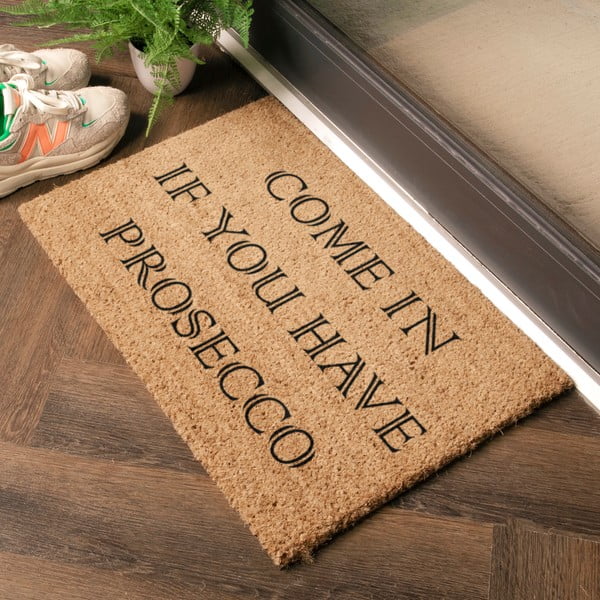 Wycieraczka z włókna kokosowego 40x60 cm Prosecco – Artsy Doormats-image-1