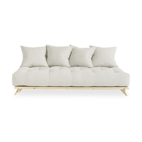 Sofa z jasnobeżowym obiciem Karup Design Senza Natural