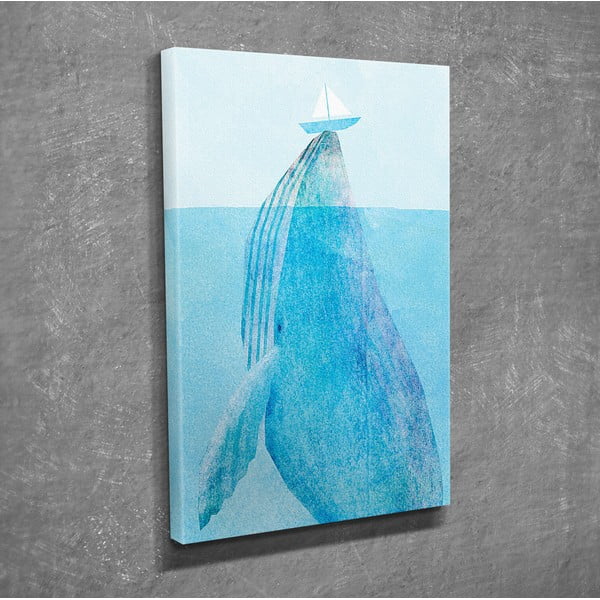 Obraz na płótnie Whale, 30x40 cm-image-3