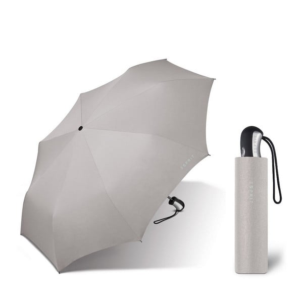 Jasnoszara parasolka Ambiance Esprit, ⌀ 94 cm