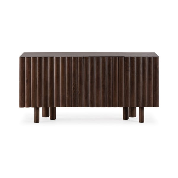 Brązowa komoda z litego drewna mango 160x80x40 cm Tamira – MOME