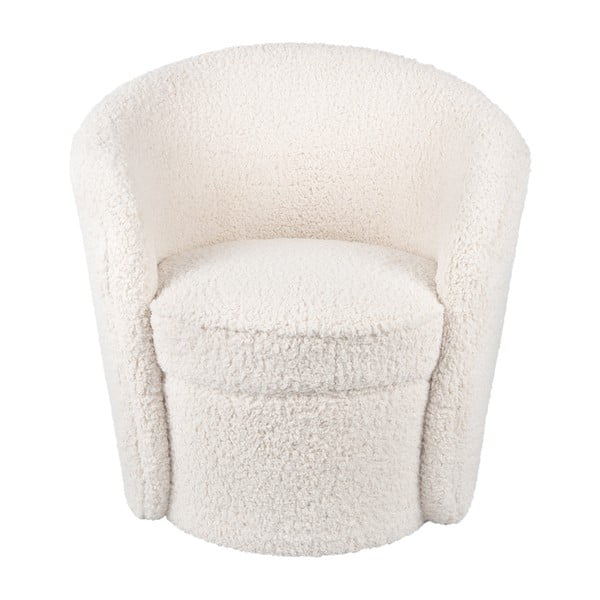 Biały fotel Leitmotiv Cuddly-image-3