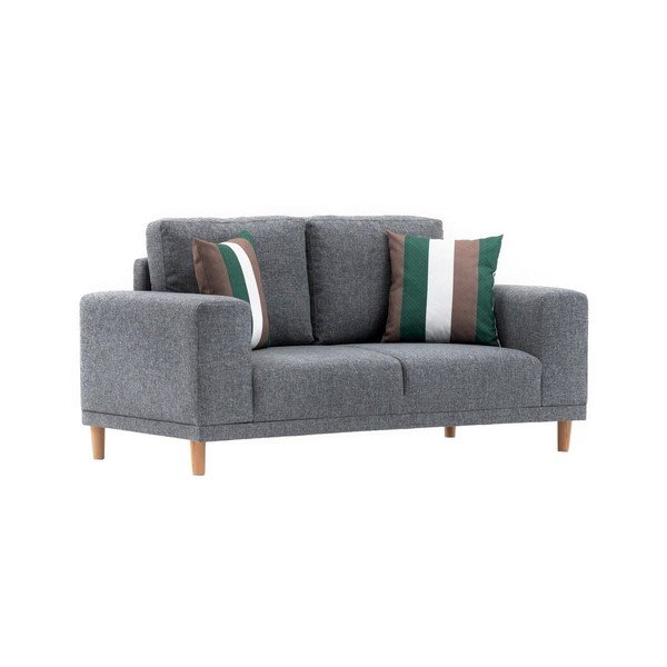 Szara sofa 2-osobowa Franz-image-3