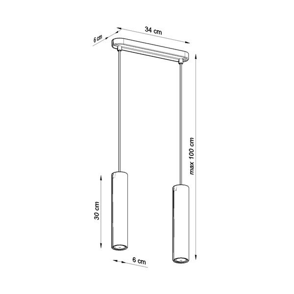 Lampa wisząca Sollux Bakari, dł. 34 cm-image-4