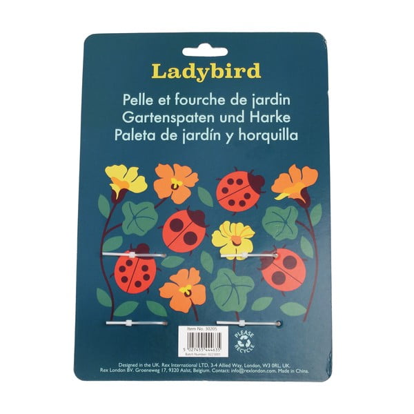 Małe narzędzia ogrodnicze zestaw 2 szt. Ladybird – Rex London-image-4