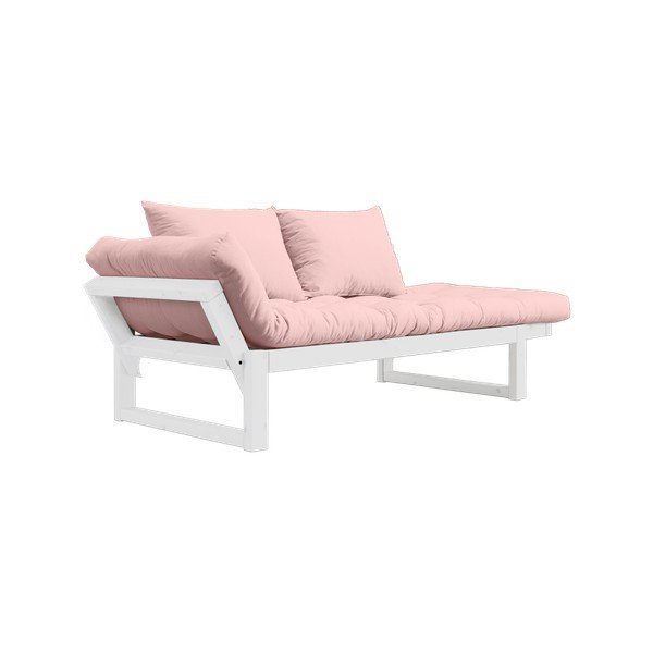 Sofa rozkładana Karup Edge White/Pink Peonie-image-4