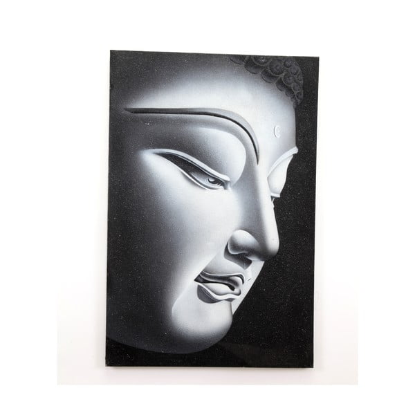 Obraz na drewnie Left Buddha, 60x90 cm