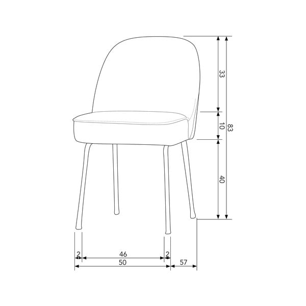 Zielone krzesła zestaw 2 szt. Vogue – WOOOD-image-3