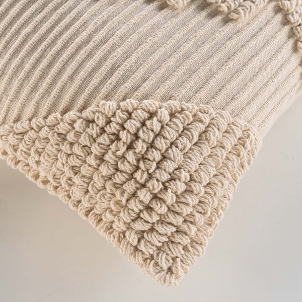 Poduszka dekoracyjna z mieszanki bawełny 45x45 cm Kamary – douceur d'intérieur-image-1