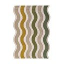 Zielony/w naturalnym kolorze wełniany dywan tkany ręcznie 160x230 cm Cascade Wool – Flair Rugs