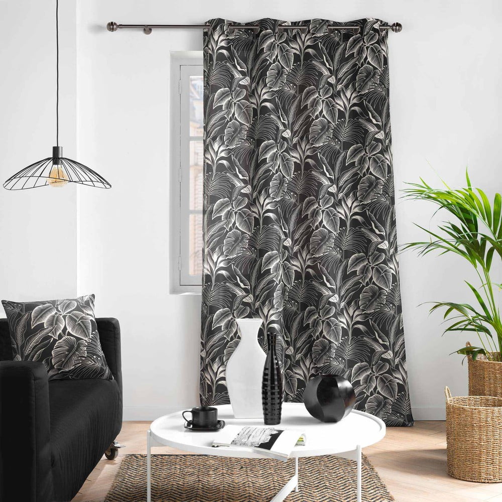 Czarno-biała zasłona 140x260 cm Cabana – douceur d'intérieur (zdjęcie 3)