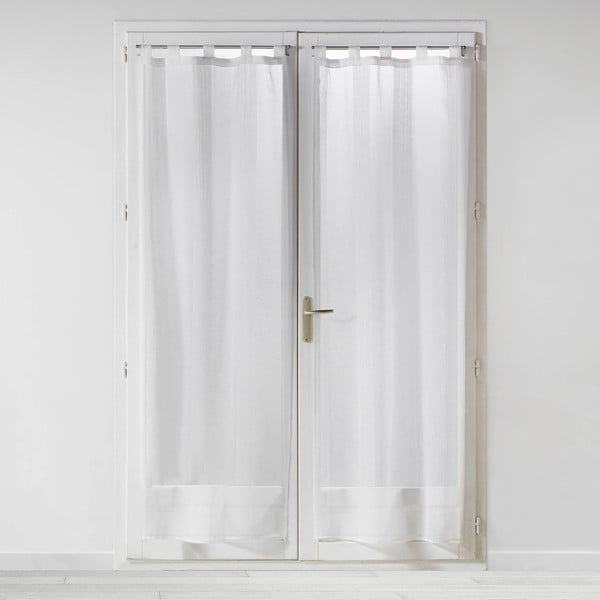 Białe firanki z woalu zestaw 2 szt. 70x200 cm Salina – douceur d'intérieur