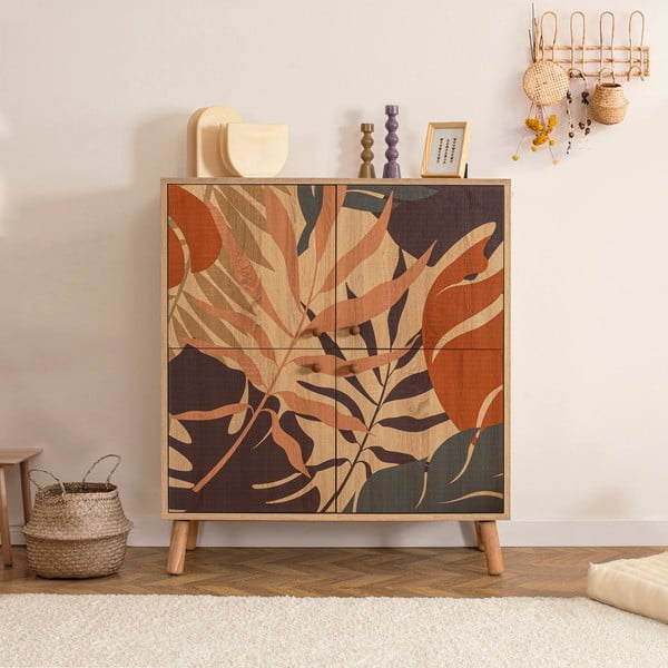 Szafka w dekorze dębu 95x111 cm Multilux – Kalune Design-image-1