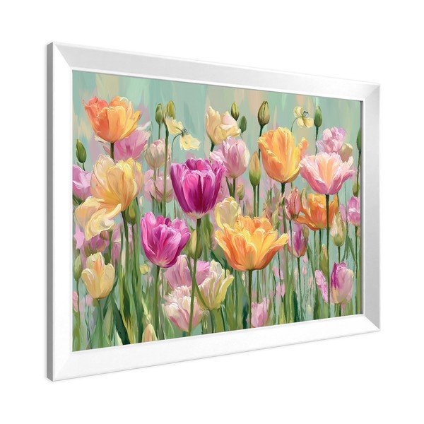 Obraz drukowany z ramą w zestawie 75x56 cm Spring Tulip – Styler-image-3