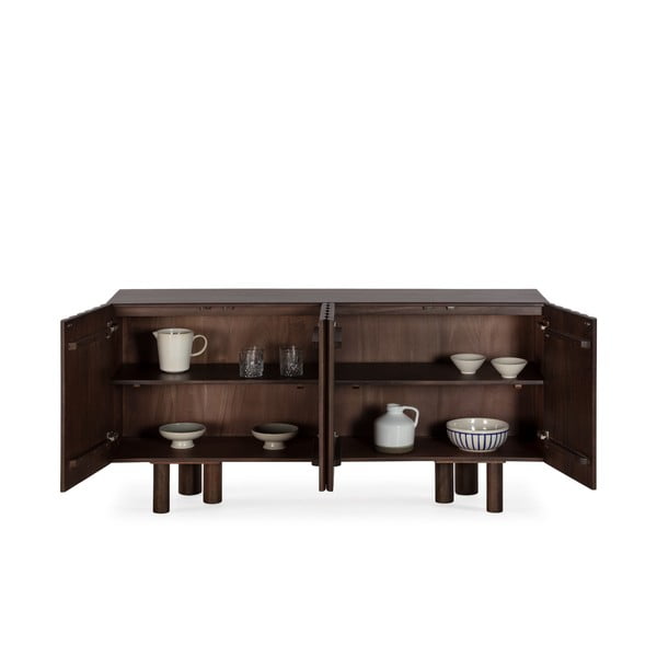 Brązowa komoda z litego drewna mango 160x80x40 cm Tamira – MOME-image-2