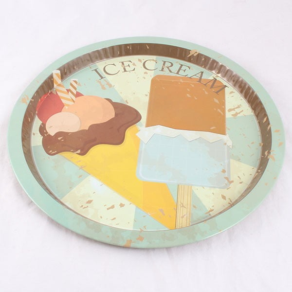 Blaszana taca Ice Cream