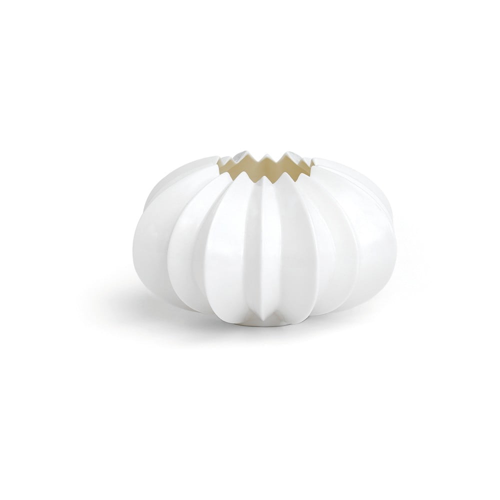 Biały porcelanowy świecznik Kähler Design Stella, ⌀ 13,5 cm
