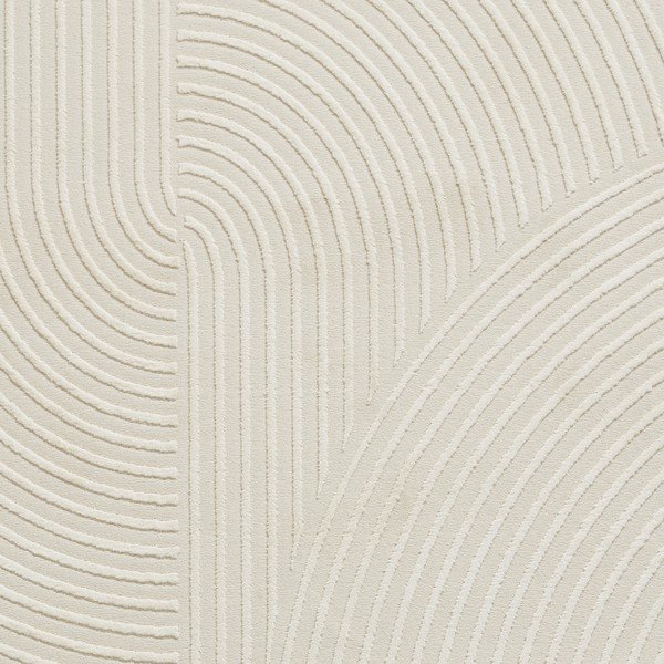 Kremowy dywan z włókien z recyklingu odpowiedni do prania 160x230 cm Flores – Think Rugs-image-3