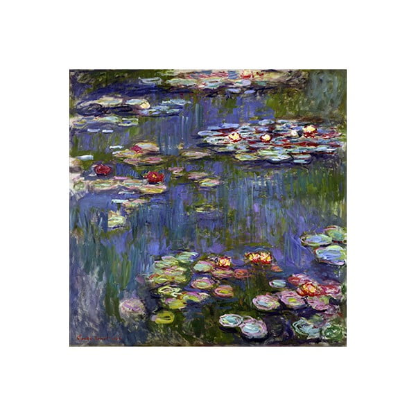 Reprodukcja obrazu Claude'a Moneta - Water Lilies 3, 45x45 cm