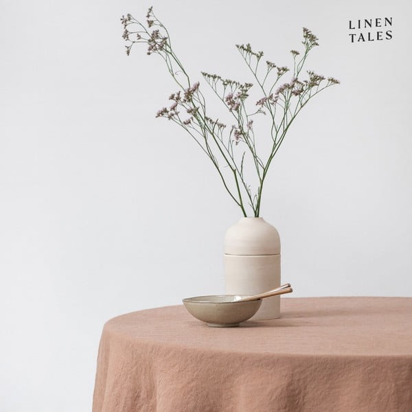 Lniany obrus ø 180 cm – Linen Tales-image-1