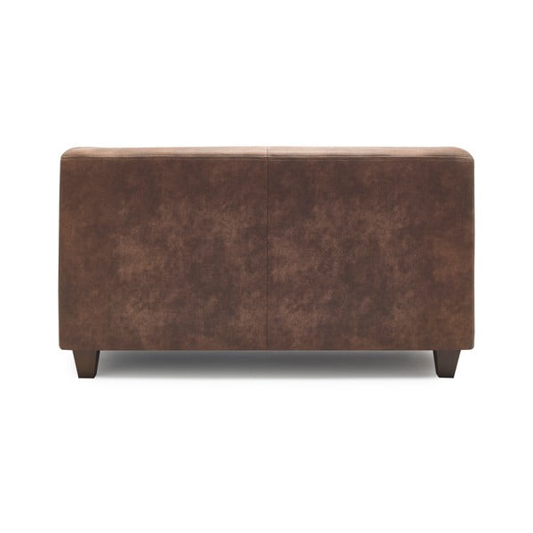 Brązowa sofa 2-osobowa Bobochic Paris Django Preston-image-3