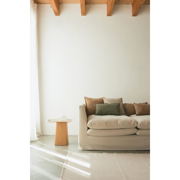 Kremowy bawełniany dywan tkany ręcznie 140x200 cm Handloom – Lorena Canals-image-1