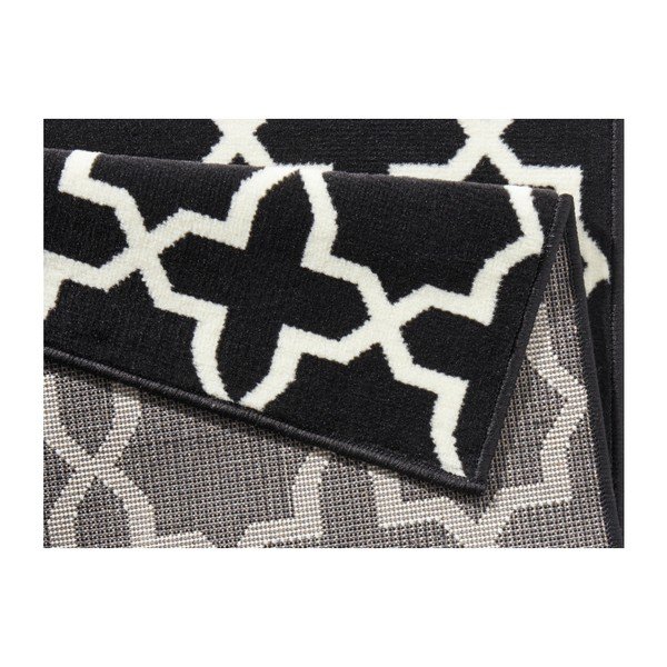 Czarno-biały chodnik Hanse Home Basic Glam, 80x200 cm-image-3